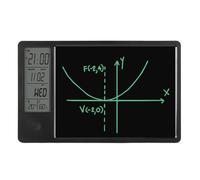 OPPWONG Planificador de Calendario Digital, Planificador de Calendario Eléctrico Pantalla de Electrónico con Borrador LCD Redacción de Tabletas Fecha de Reloj Digital Pantalla de Escritorio (BLACK)