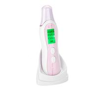 OPPWONG Probador de hidratación de la piel, corneómetro Probador de sensor de piel de precisión de hidratación de la piel Pantalla LCD digital Analizador de aceite de agua de humedad facial (BLANCO)