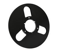 OPPWONG Recordadora de Cinta de Carrete a Carrete, Grabando Retráctil Vacío con un Retráctil de Aleación de Aluminio de 3 Agujeros de Aluminio. (Black)