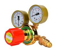 OPPWONG Regulador de Acetileno para Kit de Soplete de Corte y Soldadura |Construcción de Cobre, Diseño de Descompresión de Seguridad, Reductor de Presión de Gas CGA580 para Laboratorio Industrial