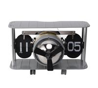 OPPWONG Reloj Abatible Retro, Reloj Abatible con Engranaje Interno, Reloj Abatible con Pilas, Reloj de de Página, Reloj de Escritorio con Tapa Digital Mecánico de Avión para Oficina