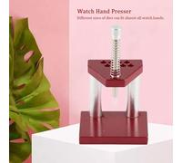 OPPWONG Relojero Matriz de Prensador de Manos, Ver Herramientas de Reloj Herramienta de Mano Reparación de Metal de Reparación de Metal Matrícula Matriz de Presionador de Manual