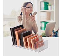 OPPWONG Soporte de Maquillaje, Organizador de Almacenamiento de Maquillaje Organizador de de Encimera Design Slim Design 7 Sección para Mesas de Tocador, Tocador, Estante y Gabinete