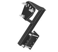 OPPWONG Soporte para Neumático de Repuesto, Placa de Montaje con Diseño de 3 Tuercas, Soporte de Baja Vibración con Capacidad de Peso de 180 Libras, Ideal para Ruedas de 4, 5, 6 Lengüetas y Remolques