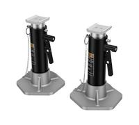 OPPWONG Soportes de Gato con Pasadores de Soporte de Bloqueo Capacidad de 3 Toneladas Ajustable para Tareas de Mantenimiento Aluminio Paquete de 2