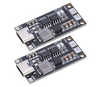 OPPWONG Tablero de Carga de Batería, 2pcs Descarga de Carga Módulo de Paso Up Up Up Módulo de Carga de Cargación USB Módulo de Batería de Litio 2S Tipo C a 8.4V Módulo de Cargador de (2A)