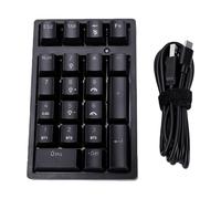 OPPWONG Teclado Numérico Mecánico Bluetooth 21 Teclas Retroiluminado RGB con Eje de Reducción de Ruido para Procesamiento de Facturas Conciliación Bancaria