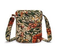OPQRSTU Bolso bandolera retro de lona de tamaño pequeño para mujer, estilo hippie, bolso bandolera casual