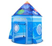Opret Tienda Campaña Infantil, Carpa Infantil Plegable, Castillo Espacial Plegable, Regalo para Niños con Bolsa de Transporte para Interior y Exterior Adecuado Niños de 1 a 12 Años
