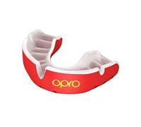 OPRO Protector Bucal Nivel Oro - Ajuste Premium para Adultos y Niños - Bucal para Boxeo, MMA, BJJ, Rugby y Hockey - Moldeo Fácil - con Garantía Dental Incluida