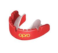 OPRO Protector Bucal Nivel Oro para Brackets - Ajuste Premium para Adultos (+10 Años) - Bucal para Boxeo, MMA, BJJ, Rugby y Hockey - Moldeo Fácil - con Garantía Dental Incluida
