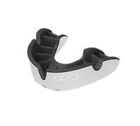 OPRO Protector Bucal Nivel Plata - Ajuste Esencial para Adultos y Niños - Bucal para Boxeo, MMA, BJJ, Rugby y Hockey - Moldeo Fácil - con Garantía Dental Incluida
