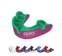 OPRO Protector Bucal Nivel Plata - Ajuste Esencial para Adultos y Niños - Bucal para Boxeo, MMA, BJJ, Rugby y Hockey - Moldeo Fácil - con Garantía Dental Incluida