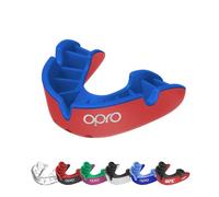 Opro Silver Protector Bucal Deportiva, Adultos y Niños, Tecnología de Ajuste Revolucionaria, para UFC, Boxeo, MMA, BJJ y Otros y Deportes de Contaco (Rojo, Niños)