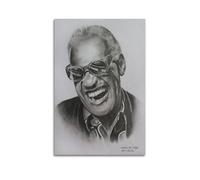 OPRTUFB Póster artístico de Ray Charles con pintura decorativa de lienzo para pared e impresión artística moderna para decoración de dormitorio familiar, 30 x 45 cm