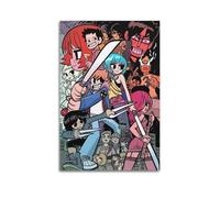 OPRTUFB Póster artístico de Scott Pilgrim 2 lienzos decorativos para pared e impresión artística moderna para dormitorio familiar, pósteres de 20 x 30 pulgadas (50 x 75 cm)