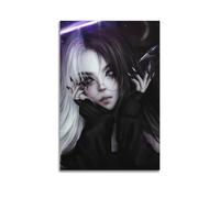 OPRTUFB Póster decorativo de hermosa niña, lienzo para pared e impresión artística moderna para decoración de dormitorio familiar, 20 x 30 cm