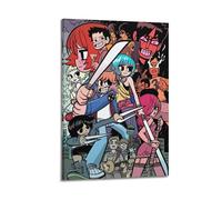 OPRTUFB Scott Pilgrim Art Poster2 - Lienzo decorativo para pared e impresión artística moderna para dormitorio familiar, 40 x 60 cm