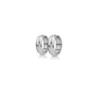 Ops Jewels - Pendientes de mujer OPSOR-866 Hoops con aro de acero plateado, 17,5 mm