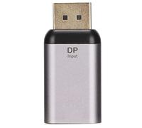 OPSDKVKS Adaptador de Entrada DP Macho a Salida de disipador HD Hembra, convertidor 4K HD DisplayPort a HDMI, Adaptador Mini DP a HDMI de aleación de Aluminio con Conector Chapado en Oro