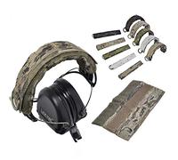 OPSMEN Earmor Tactical Advanced Modular Headset Cover Molle Diadema para auriculares tácticos generales, accesorios de auriculares (gris)