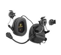 OPSMEN Tactical Earmor M32H - Auriculares electrónicos para Cascos Fast (Negro)