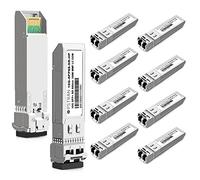 OPSTRAN Módulo multimodo 10G SFP+ SR para HPE Aruba J9150D J9150DCM JL748A ProCurve J9150A 10GBase-SR SFP+ LC Transceptor 10Gb 850nm MMF 300m DDM Paquete de 10