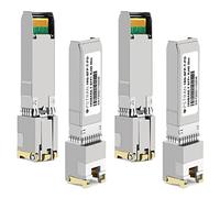 OPSTRAN Módulo transceptor de cobre 10GBASE-T SFP+ a RJ45 compatible con Fortinet FN-TRAN-SFP+GC FS-TRAN-SFP+GC 10G SFP+ 30m Cat6a/7, paquete de 4