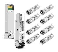 OPSTRAN Módulo transceptor SFP 1000BASE-SX compatible con HPE Aruba J4858D J4858DCM JL745A ProCurve J4858C J4858B J4858A 850nm 550m DDM Duplex LC MMF Paquete de 10