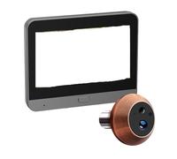 OPTEPYOE Mini Timbre Digital con Sensor, 3 MP, Gran Angular de 140°, Timbre con Sensor,(Door Camera)