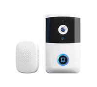 OPTEPYOE Timbre con vídeo con intercomunicador de Voz bidireccional y función de cancelación de Eco incorporada