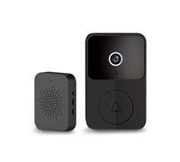 OPTEPYOE Videoportero con Audio bidireccional y comunicación de Voz bidireccional(Black)