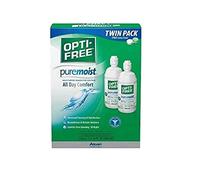 Opti-Free Puremoist Solución Multiusos de desinfección, 10 onzas, Paquete de 2