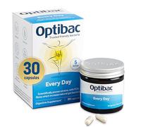 OptiBac Para Cada Día | Suplemento Natural de 5 Mil Millones de Bacterias Buenas | Fórmula de Cepas Múltiple de Lactobacillus Acidophilus y Bifidobacterium (Caja de 30 Cápsulas)