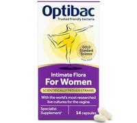 OptiBac Para Mujeres | Suplemento Oral Femenino Diario | 2.3 Mil Millones de Bacterias Buenas Para el Área Íntima | Lactobacillus Rhamnosus & Reuteri (Caja de 14 Cápsulas)