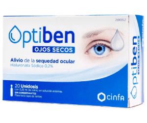 Optiben Ojos Secos Colirio 20 Ampollas