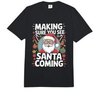 Óptica asegurándose de Que veas Venir a Papá Noel Óptico Navidad Comfort Colors Adult Heavyweight T-Shirt