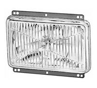 Óptica de faro delantero derecha H4 Halógena HELLA para JOHN DEERE Series 5