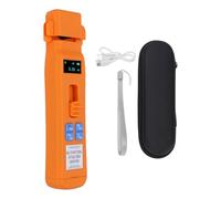 Optical Fiber Identifier, Handheld Fiber Tester 800 to 1700nm Built in VFL 10 to 30km 70 to +10dbm Fiber Optic Traffic Detector with LED Light for 0.25 0.9 2.0 3.0mm Cable Testin