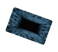 Optical Illusion Rug | 3D Hole Carpet For Birthday Holiday New Year Party | 31.5 X 19.7 Inch Non-Slip Quick Dry Home Decor | Eve Entryway Living Room Bedroom Hallways Home Decor Carpet