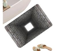 Optical Illusion Rug - 3D Hole Carpet | Non-Slip Fun Decorative Rug, 31.5 X 19.7 Inch, Perfect For Birthday, Halloween, Thanksgiving, Holiday, New Year, Party, Entryway, Living Room & Bedroom