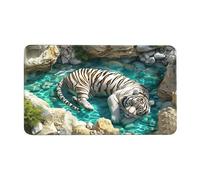 Optical Illusion Rugs,Get Scared Doormat Non-slip Aesthetic | 3D Decorative Rug,for Entrance Kitchen Bathroom Indoor Halloween Porch Decorations