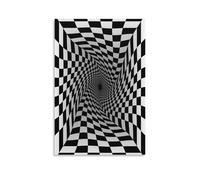 Optical Illusion Vortex 3D Poster - 3D Wall-Art for Room and Office Decor(Framed,12x18inch(30x45cm))