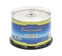 Optical Quantum OQDPRDL08LT 8X 8.5 GB DVD+R DL Doble Capa Grabable Media Logo Top 50-Discos