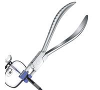 Optical Repair Pliers, Portable Eyeglass Adjust Tool, Stainless Steel Precision Grip System, Metal Nose Pad Build, Professional Spectacle for Optometrist Office Shop Use