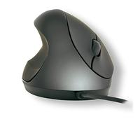 Optical USB Mouse 1600 dpi Ergonomic FOR Left-Handed Black
