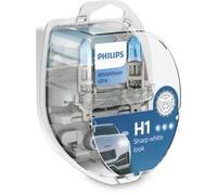 Bombilla halógena PHILIPS H1 WhiteVision Ultra 12V/55W, 2 Pieza
