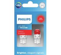 Philips Ultinon Pro6000 LED foco de señalización para automóvil (W21/5W red), Versión anterior