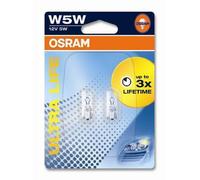 OSRAM LÃ¡mpara W5W ULTRA LIFEÂ® halÃ³gena para SEAT: Ibiza, Leon, Altea, Toledo, Cordoba, Ateca, Exeo, Arona, Alhambra, Arosa, Inca (Ref: 2825ULT-02B)