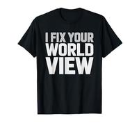 Óptico Reparo Tu Visión del Mundo Optometría Cuidado Ocular Camiseta